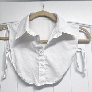 Detachable White Shirt Collar Dickey Faux Layering Collar